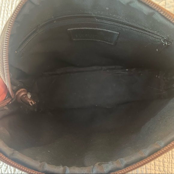 Liz Claiborne Brown and Blue Leather Purse - Picture 5 of 6